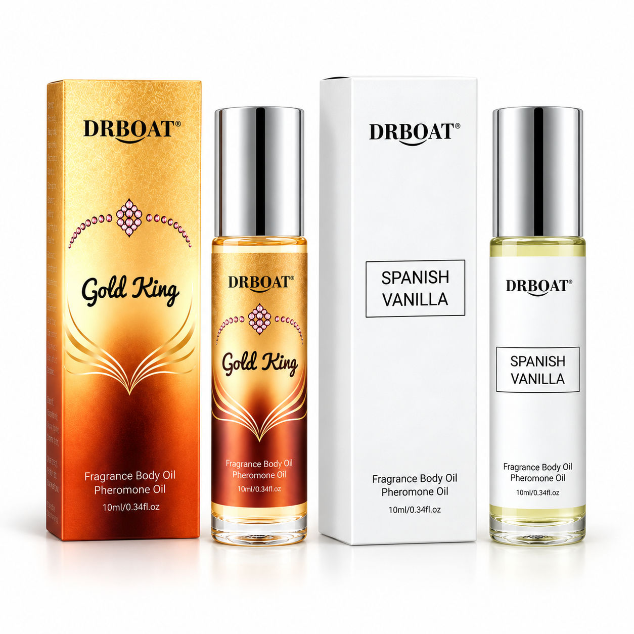 Perfume Fragrance Oil - Men Duo Roll-on Perfume Oil Kit,