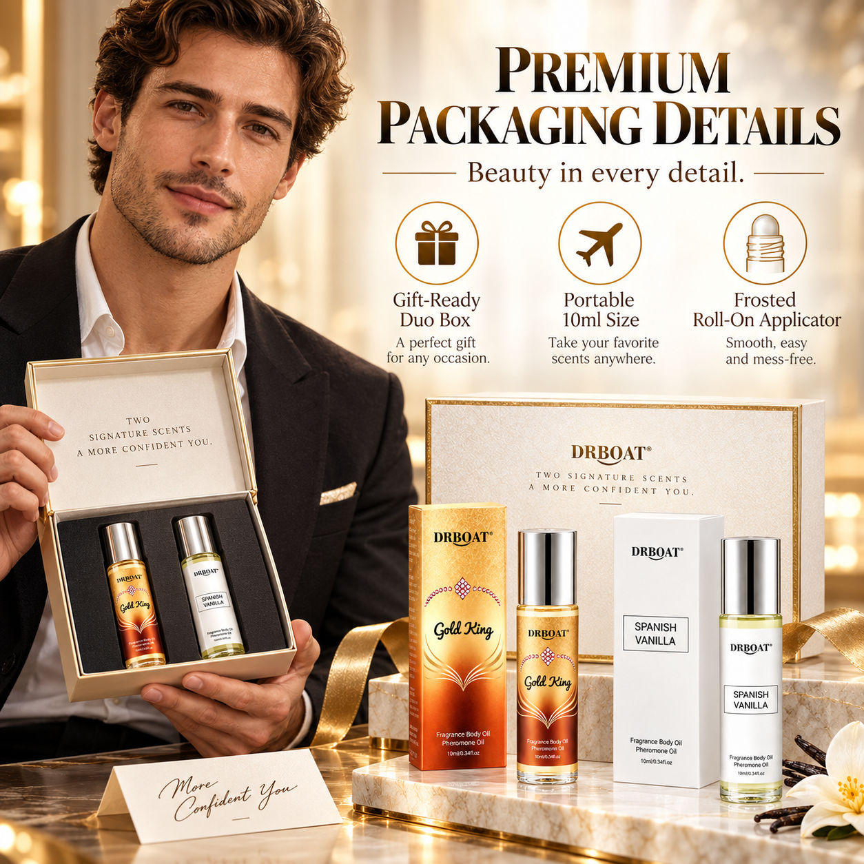 Men Duo Roll-on Perfume Oil Ki - đánh giá và giá Perfume Fragrance Oil